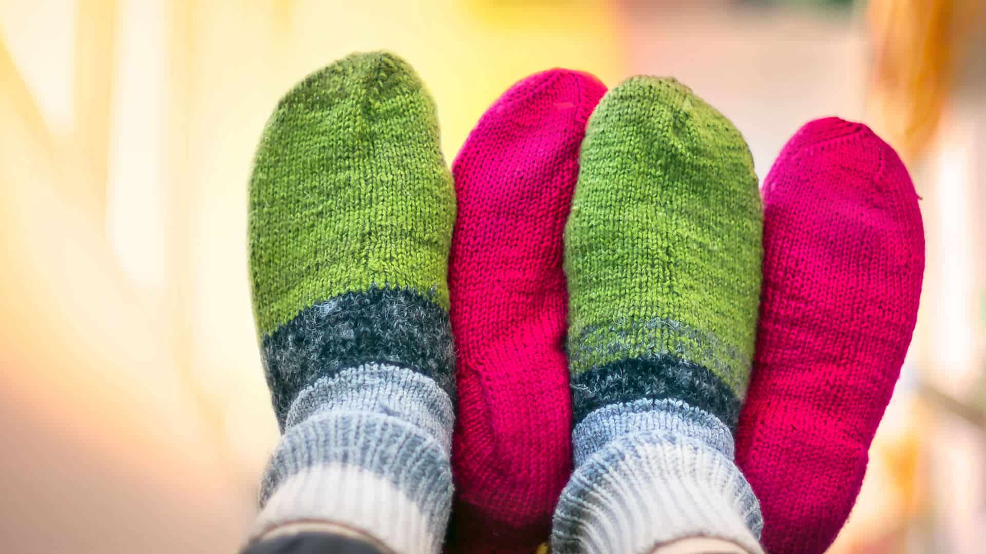 Dicke Socken bedeuten Glück