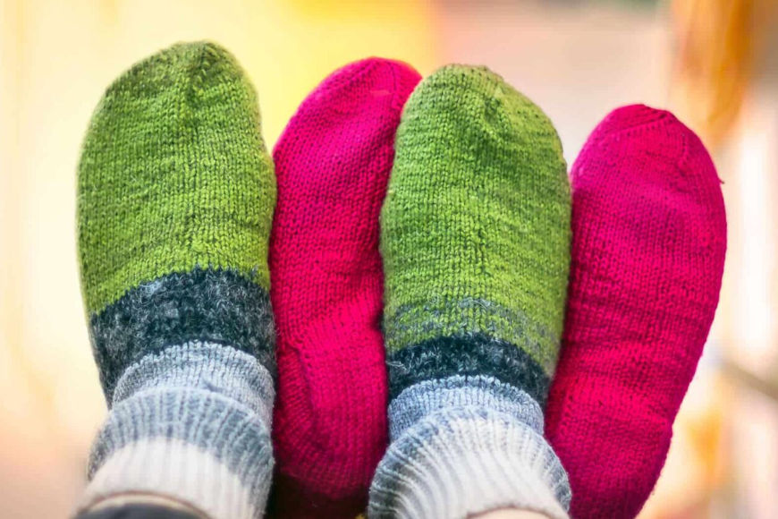 Was dicke Socken mit Achtsamkeit und Glück zu tun haben